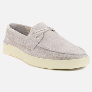 Suede Sperry x legend plushwave top sider leather loafer boat shoe gray lilac